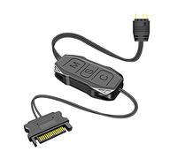 Nucelit 5V Gorgeous ARGB Controller Pin Power Supply Desktop Computer Remote Control for Fan LED Lighting Radiator Remote Control Organizer for Desktop Computer Fan RGB ARGB LED Light