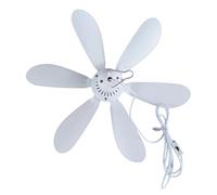 Nucelit 5W USB Table Fan with Lightweight Design Great for Small Space Boats Trailers Ceiling Fan