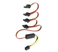 Nucelit 6Pin to 4Pin Hard Drives Cord 12V to 5V Step Down Hard Disk Power Adapter Converters Cable for Drives Disk Assembly Power Adapter