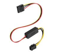 Nucelit 6Pin to 4Pin Hard Drives Cord 12V to 5V Step Down Hard Disk Power Adapter Converters Cable for Drives Disk Assembly Power Adapter