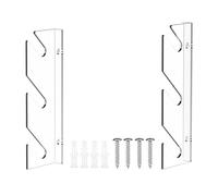 Nucelit Acrylic Skateboard Hanger Snowboard Storage Rack 3 Layer Display Shelf Space Saving Wall Organizers Enduring Clear Wall Hook Holder