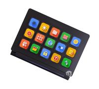 Nucelit Ai Keyboards Stream Controllers with Shortcut 15Key for Live Streaming for Mutiple Apps for Platforms Gaming Content Controller
