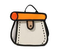 Nucelit All-match Cartoon Chain Cake Bag Two-dimensional Canvas Bag Handbag Messenger for Beach Travel Crossbody Bags