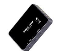 Nucelit Aluminum Game Auditory Adapter Docking Station with 3.5mm Port and USB Type C for HiFi Music and Gaming Sound Card Game Sound Enhancer