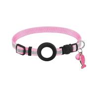 Nucelit Anti-Lost Collar Breakaway Pet Nylon Collar with Waterproof Tracker-Case Lightweight Pet 0.4 ’ ’ Wide Cats Holder Breakaway Reflective