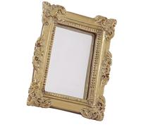 Nucelit Antique Doll House Glass Model Figure PVC Miniature Furniture for Children Pretend Play Classical Home Scene Decors Doll House Furniture