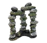 Nucelit Aquariums Decorations Stacked Stone Cave House Hideaways Landscaping Resin Cave for Potted Plant Fish Hideouts Shelters Decorative Stone for Aquariums