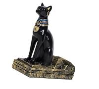 Nucelit Artistic Anubis Statue Wine Bottle Stand Ancient Egyptian God Resin Storage Display Rack for Parties and Home Decors Anubis Wine Rack
