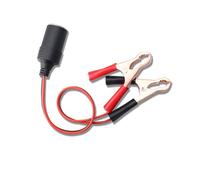 Nucelit Battery Alligators Clip to Female Power Socket Outlet Cable for Car Electronic with Battery Clip Power Splitter Car Electronics Converters