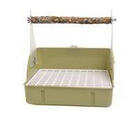 Nucelit Birds Perch Stands Training for Conure, Perch Platform, Bird Playgrounds Play Stand Bird Training Tabletop Platform Stand