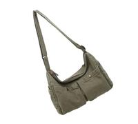 Nucelit Canvas Messengers Bag Large Crossbody Bags with Multiple Pockets, School Retro Shoulder Laptop Bag for Women Men Handbag Canvas Shouder Handbag