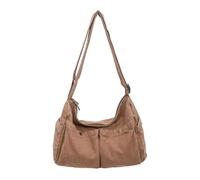 Nucelit Canvas Messengers Bag Large Crossbody Bags with Multiple Pockets, School Retro Shoulder Laptop Bag for Women Men Handbag Canvas Shouder Handbag