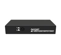 Nucelit Compactly AV Signals Switcher Metal Housing AV Switchers Selectors Box for Professional Devices and Multimedia Setup Switcher