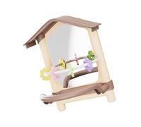 Nucelit Conure Chewing Glass Cage Appendage Not Deadly Polystyrene Participatory Bird Toy Cockatiel Glass Cage Deck