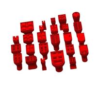 Nucelit Craft Clay Stamp Set 25 Pcs Window Door Plant Press Tools for Dough and Pottery Art Projects Set Use Craft Clay Stamp Pottery Texture Tools Dough Press Shapes House Window Door Stamps Pattern