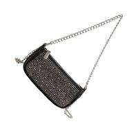 Nucelit Creative Rhinestones Studded Jean Evening Purse with Chain Strap Shoulder Purses Crossbody Bag for Fashion Enthusiasts Trendy Women’s Bag