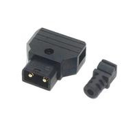 Nucelit D-Tap Male Connector D-Tap Plug for DSLR Camera Power Cable V Mount Battery Connector Socket Replacement Suitable for Photography Lights and Cameras