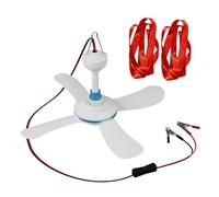 Nucelit DC12V Clip on Fan Fly Fan with Long Power Cord for Camping and Cooked Food Store Radiator Travel Clip