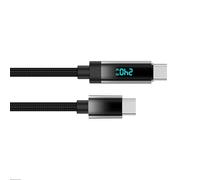 Nucelit Digital Display USB C to USB C Fast Charging Cable 48V 5A 240W Charging Cable for Smartphones Tablets Laptops Display