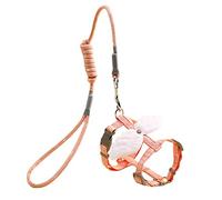 Nucelit Dog Harness for Small Dogs Cats No-Pull Escape Proof Leashes Adjustable Pet Harnesses with 4ft Leash & Metal D-Ring Cats Small Dog Harness and Leash Set No-pull Escape Boy Girl Blue Choke