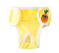 Nucelit Doggy Diapers Female Washable Dog Diaper for Girl Puppies Protective Pant with Tail Hole Adjustable Waist Dog Diapers Large Breed Female Xl Small