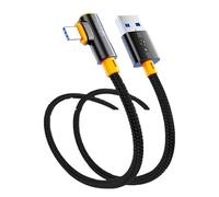 Nucelit Duty L Shaped USB C Charging Cable with 240W Power for Mobile Devices Double Color Technology Accessory