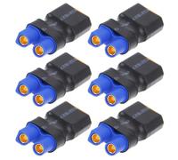 Nucelit EC5 Adapter 6Pcs Set, Copper Construction Solder-Free Connector for Quadcopters Speed Controllers Electronic Devices Connectors Adapters