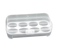 Nucelit Eggs Holder with Impacts Resistant Structure Clear Portable Container for Food Preservation Portable Clear Eggs Storage Box
