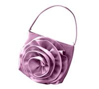 Nucelit Floral Shoulder Bag Casual Flower Handbag with Chain Strap for Evening Parties and Wedding Celebrations Stylish Handheld Bag