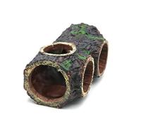 Nucelit Handcrafts Resin Hollow Tree Stumps Shelter Cave for Fishtanks Ornament Decorative Tree Trunk for Pet Hideouts Habitats Empty Hole Hideouts Decoration