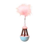 Nucelit Interactive Cats Toys for Indoor Cats Kitten Toys with Feather Teaser Wood Sticks for Chasing Reducing Boredo Feather Play Non Toxic for Indoor
