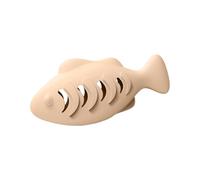 Nucelit Interactive Fish Shape Feeder Treat Dispenser Puzzle Toy Food Leaking Cognitive Development Pet Enrichment Activity Slow Feeder Toy for and Dogs