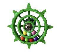 Nucelit Interactive Toy with Rotating Beads for Small Birds Mental Participatory Bird Toy