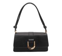Nucelit Modern Black Shoulder Bag for Women Crossbody Bags for Commuting or Leisure Activities PU Leather with Elegant Designs Trendy Fashion Accessory