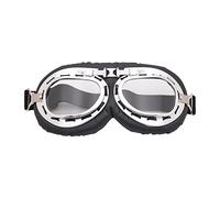 Nucelit Motorcycle Goggles Retro Cruiser Scooter Goggle Glasses Dustproof Windproof for Men Women Adult Anti-Scratch Kids Swim Adult Anti Fog Retro Motorcycle Glasses Vintage Classic for Atv