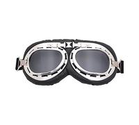 Nucelit Motorcycle Goggles Retro Cruiser Scooter Goggle Glasses Dustproof Windproof for Men Women Adult Anti-Scratch Kids Swim Adult Anti Fog Retro Motorcycle Glasses Vintage Classic for Atv