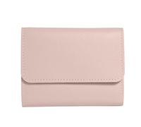 Nucelit Multi Card Holder Womens Compact Short Wallet Classical Color Short Purse with Clear Window Cash Coin Organizers Wallet
