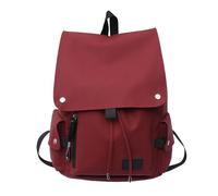 Nucelit Multipurpose Large Flap Top Rucksack for Study Work Travel Outdoor Use PU Leather Water Resistant Backpack School Bag Outdoor Activity Backpack