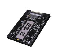 Nucelit NVMe to U.2 SSD Converter Enclosure, Adapter Board with Aluminum Alloy Case for Desktop Drive Bay Upgrade Work Projects