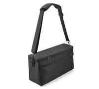 Nucelit Nylon Carrying Bag for Loudspeaker Up to 38x20x10cm Double Zippered Closure Ergonomic Shoulder Strap Front Pocket Accessory