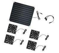 Nucelit Outlet Complimentary Solar Run Exhaust Structure Elevated Execution Admirers Heat Reduction Technology for Indoor Temperature Regulation Monocrystalline Photovoltaic Panel Fan