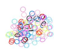 Nucelit Pack of 100 Multi Colored Pigeons Leg Rings for Seamless Training and Competition Use with Durability Bird Banding Supplies