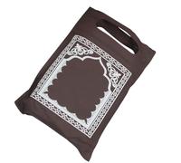Nucelit Pattern Foldable Islamics Prayer Mat Super Soft Texture Nonwoven Fabric with Carrying Bag Ritual Essential Rug Nonwoven Prayer Rug Blanket