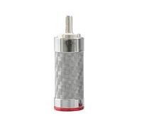 Nucelit Plug Soldering Video Plug Connectors Silver Male Coaxials Cable Adapters for Televisions, Music Player Electronics