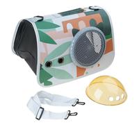 Nucelit Portable Pet Carrier Tote Bag Cartoon Kitten Big Capacity Sight-seeing Window Breathable Pet Carrier Sightseeing Breathable