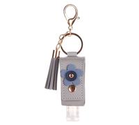 Nucelit Portable Squeeze Bottle Empty Leakproof Travel Bottle with Keychain Holder for Hand Essential Oil Shampoo Empty Travel Keychain Squeeze Hand Keyring Holder