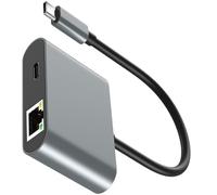 Nucelit Portable Type C to Ethernet Converter Adapter with 1000Mbps Speed for Efficient Data Transfer Plug and Play USB C to Ethernet