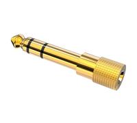Nucelit Professional Headphone Adapter 6.5mm to 3.5mm / 3 to 6 Conversion Connector for Mixers Amplifiers Guitars Sound Converter