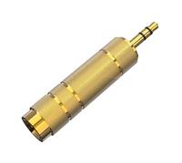 Nucelit Professional Headphone Adapter 6.5mm to 3.5mm / 3 to 6 Conversion Connector for Mixers Amplifiers Guitars Sound Converter