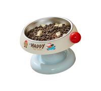 Nucelit Proof Heightened Pet Bowl Additional Rustless Substance Puss Dog with Cervical Collar Plan Cervical Assist Hoisted Pet Bowl